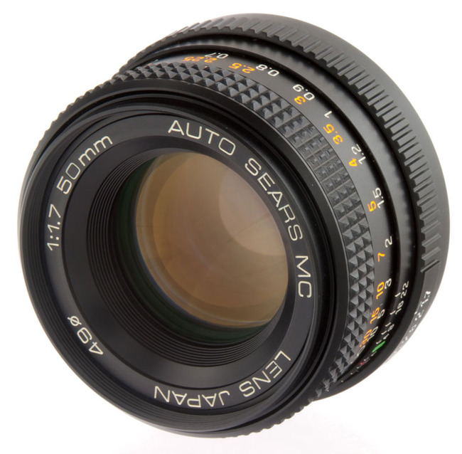 Sears 50 mm f/ 1.7 MC Auto 49Ø