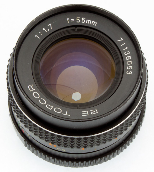 RE Topcor 55 mm f/ 1.7
