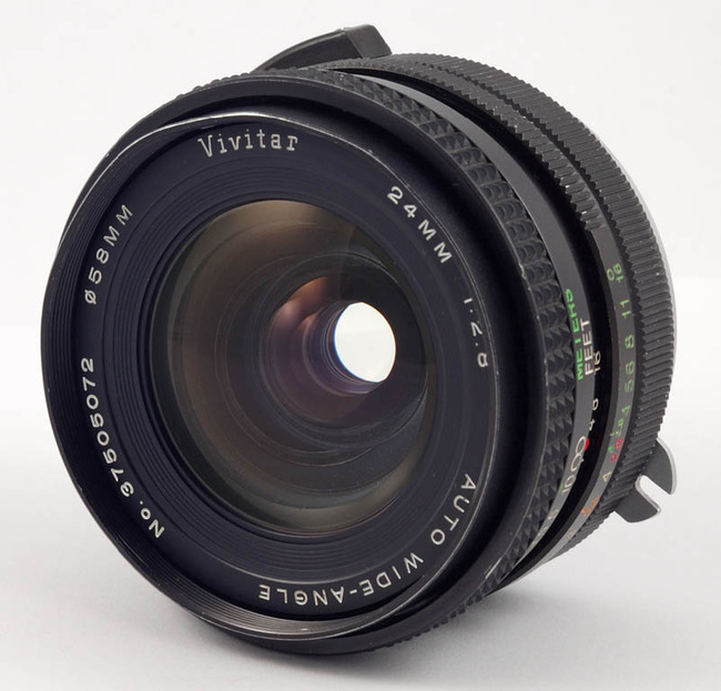 Vivitar 24 mm f/ 2.8 T4-TX mount Tokina