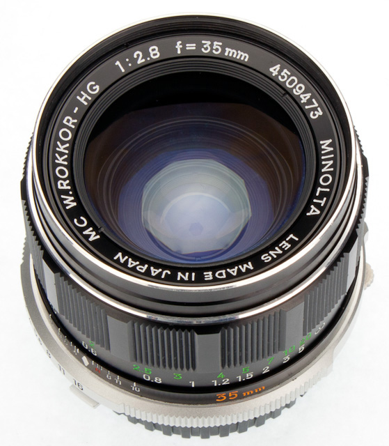 Minolta MC W.Rokkor-HG 35 mm f/ 2.8