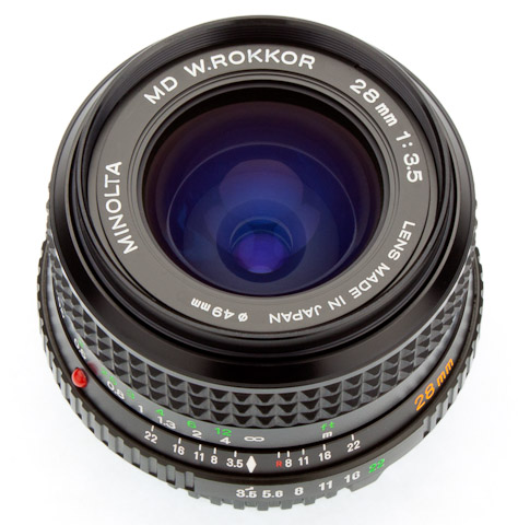 Minolta MD W.Rokkor 28 mm f/ 3.5