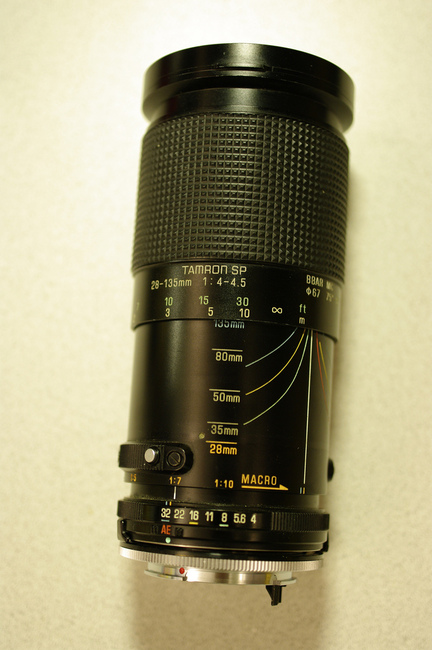 Tamron SP 28-135 mm f/ 4-4.5 Adaptall-2 model 28A