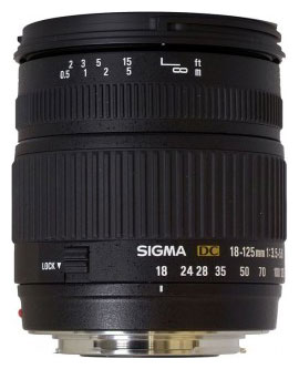 Sigma AF 18-125 mm f/ 3.5-5.6 DC