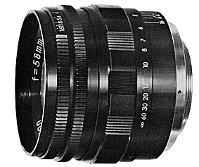 Tamron 58 mm f/ 1.2 T mount model 380