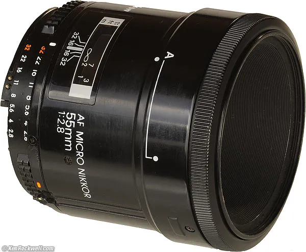 Nikon AF Micro Nikkor 55 mm f/ 2.8