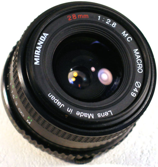 Miranda 28 mm f/ 2.8 MC Macro