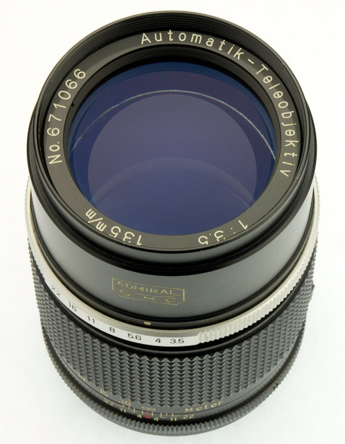 Admiral G.M.C. Automatik-Teleobjektiv 135 mm f/ 3.5