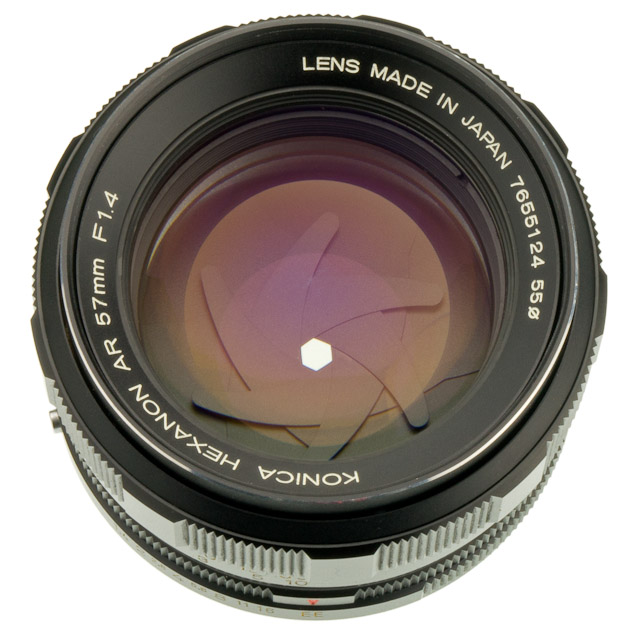 Konica Hexanon AR 57 mm f/ 1.4