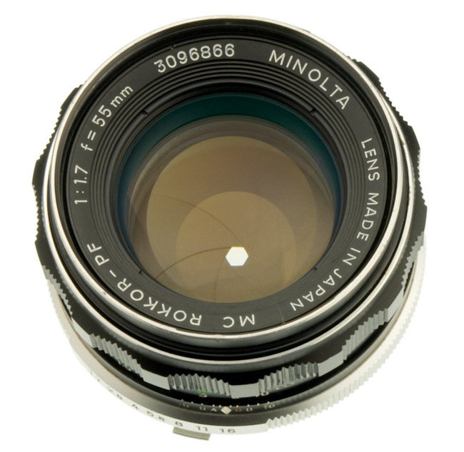 Minolta MC Rokkor-PF 55 mm f/ 1.7