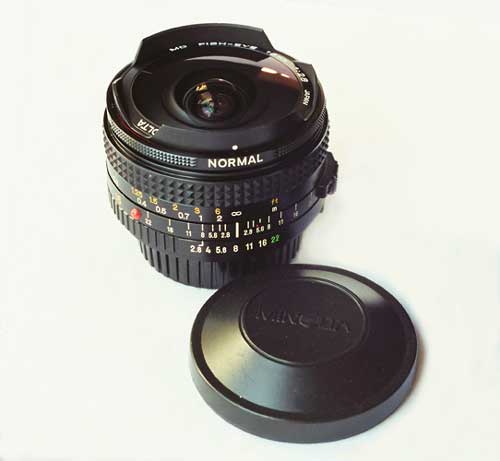 Minolta MD 16 mm f/ 2.8 fish-eye
