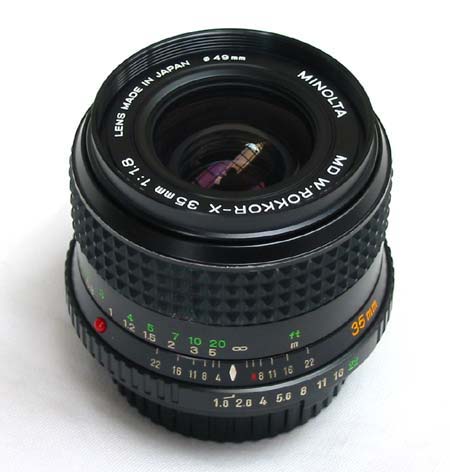 Minolta MD W. Rokkor-X 35 mm f/ 1.8