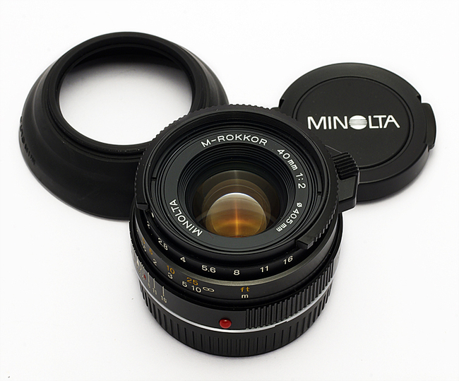Minolta M-Rokkor 40 mm f/ 2.0