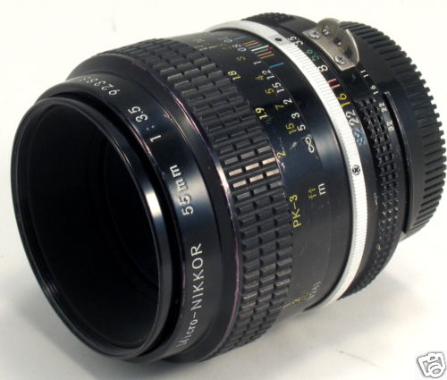 Nikon Micro Nikkor 55 mm f/ 3.5 Ai