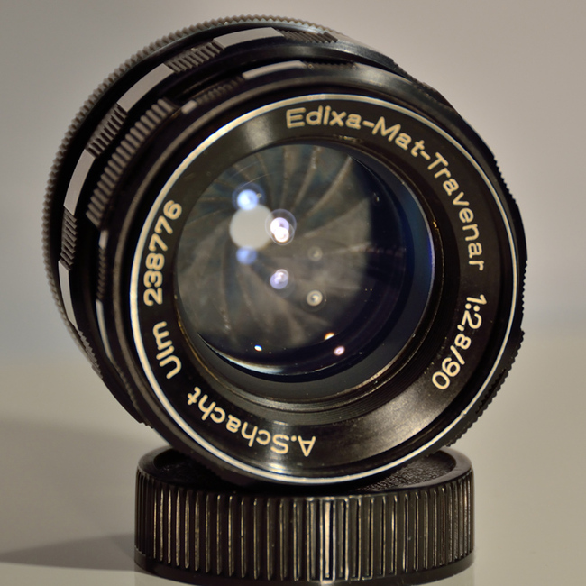 A.Schacht Ulm Edixa-Mat-Travenar 90 mm f/ 2.8