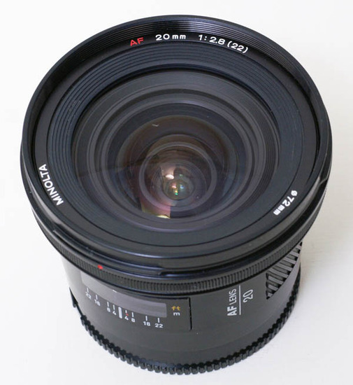Minolta AF 20 mm f/ 2.8