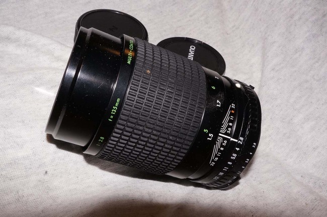 Quantaray 135 mm f/ 2.8 MC