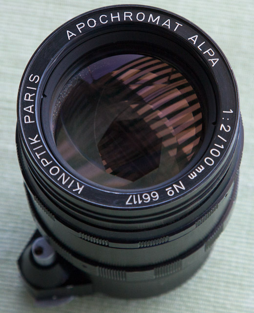 Kinoptik Paris Apochromat Alpa 100 mm f/ 2