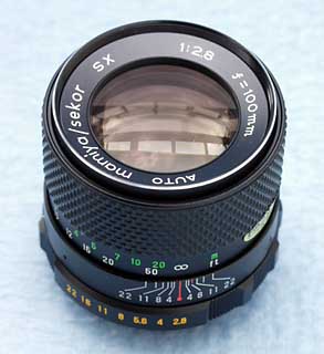 Mamiya Sekor SX 100 mm f/ 2.8 Auto