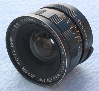 Weltblick Super Weitwinkel 23 mm f/ 3.5 Auto