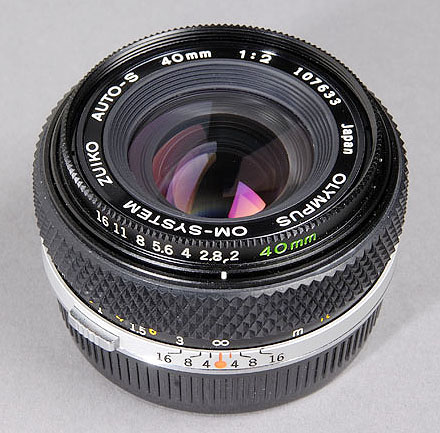 Olympus Zuiko Auto-S 40 mm f/ 2.0