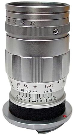 Leitz Wetzlar Elmar 90 mm f/ 4 (III)