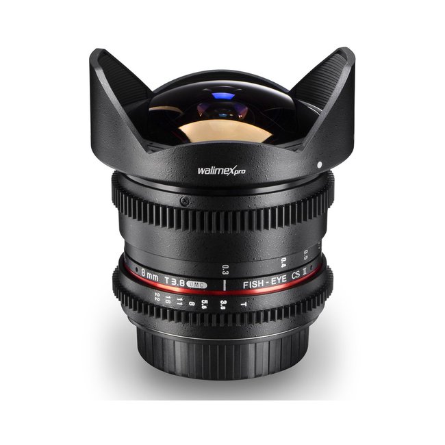 Walimex pro 8 mm T 3.8 Fish-Eye CS II UMC