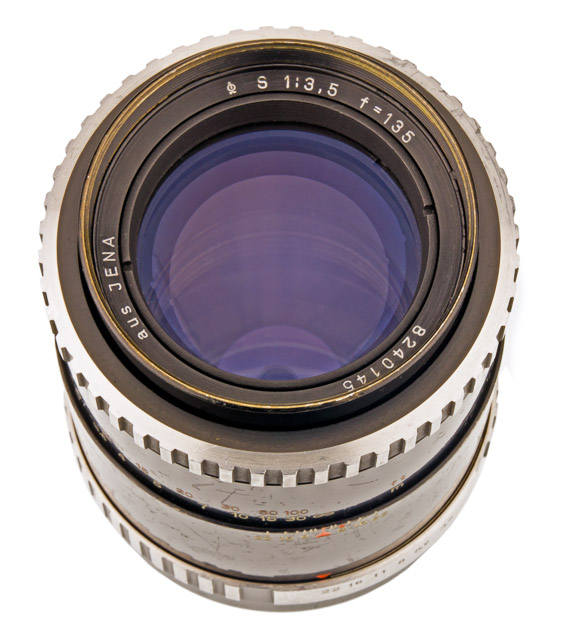 aus Jena 135 mm f/ 3.5