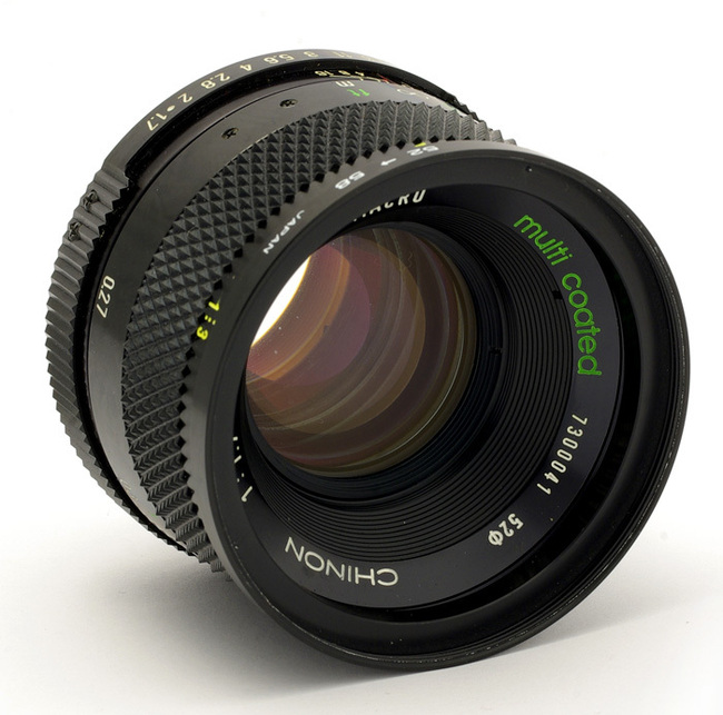 Chinon 50 mm f/ 1.7 Macro MC