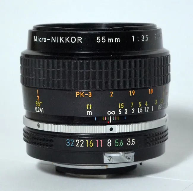 Nikon Micro Nikkor 55 mm f/ 3.5 non-Ai (PK-3)