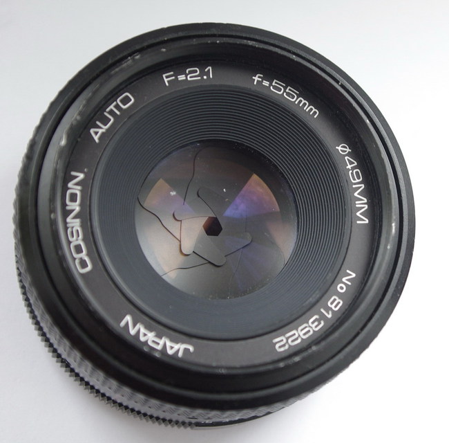 Cosinon 55 mm f/ 2.1 Auto