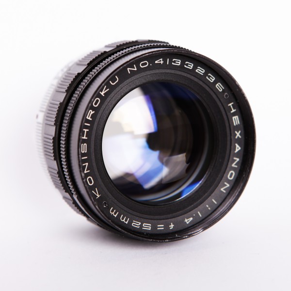 Konishiroku Hexanon 52 mm f/ 1.4