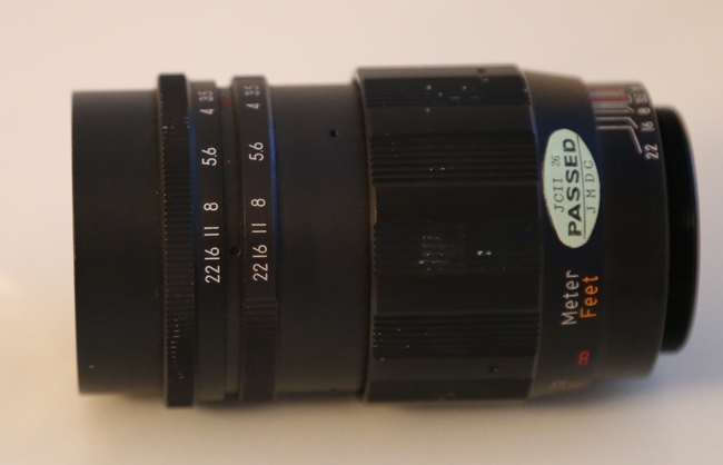 Soligor 135 mm f/ 3.5 Telephoto preset