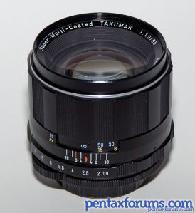 Super-Multi-Coated Takumar 85 mm f/ 1.9