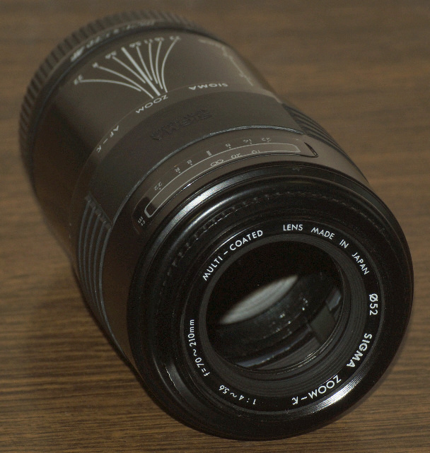 Sigma AF 70-210 mm f/ 4-5.6 MC Zoom-Kappa