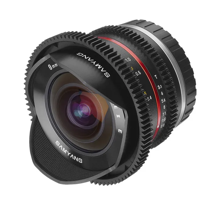 Samyang 8 mm T/ 3.1 V-DSLR UMC Fish-eye II