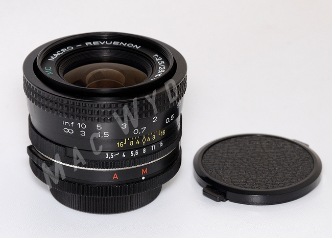 Macro-Revuenon 28 mm f/ 3.5 MC