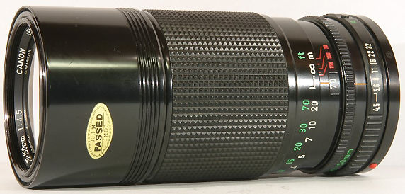 Canon FDn 70-150 mm f/ 4.5