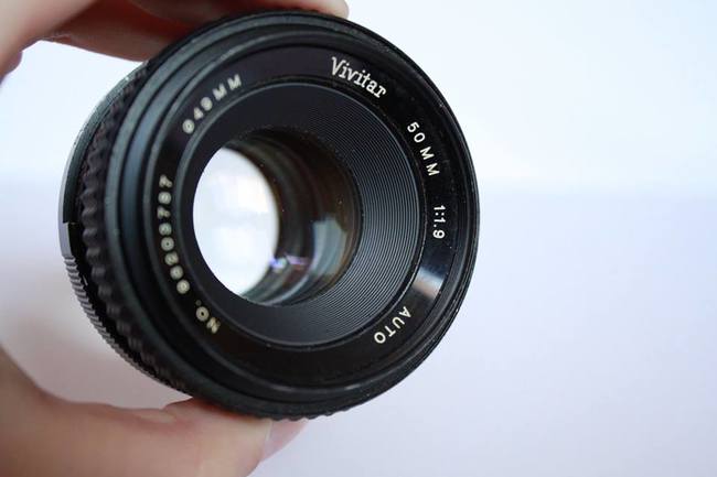Vivitar 50 mm f/ 1.9 Auto