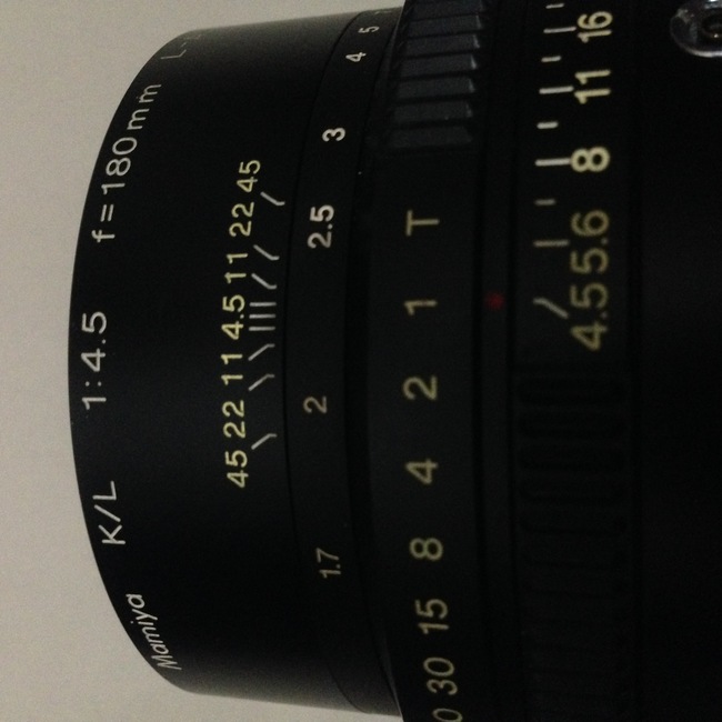 Mamiya Sekor K/L 180 mm f/ 4.5