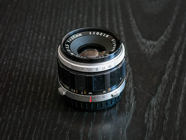 Olympus G.Zuiko Auto-W 20 mm f/ 3.5