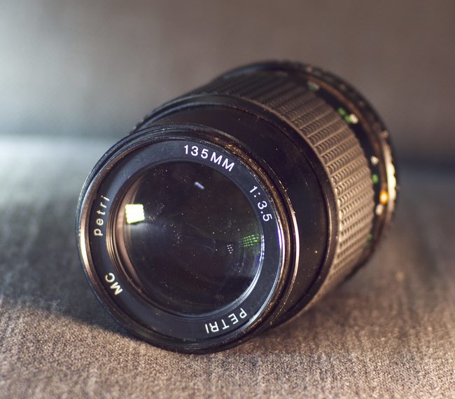 Petri 135 mm f/ 3.5 MC