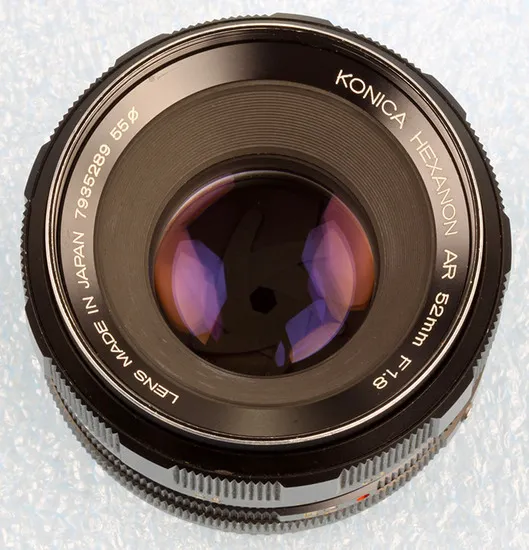 Konica Hexanon AR 52 mm f/ 1.8