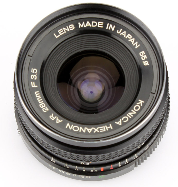 Konica Hexanon AR 28 mm f/ 3.5