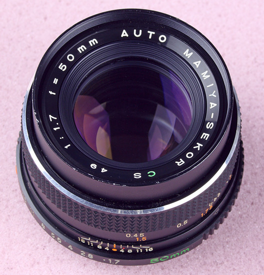 Auto Mamiya-Sekor CS 50 mm f/ 1.7