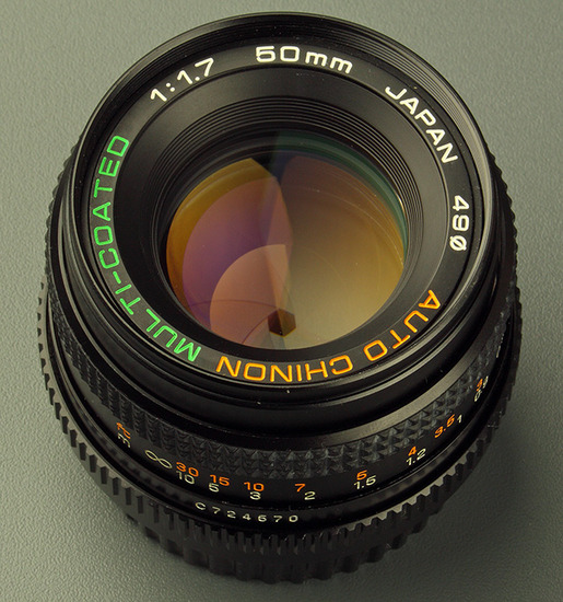 Chinon 50 mm f/ 1.7 Auto MC