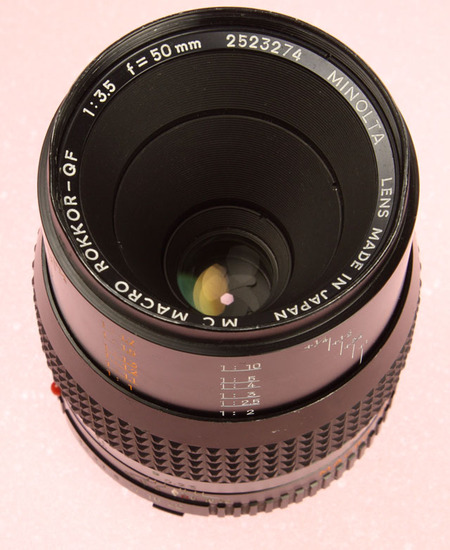 Minolta MC Macro Rokkor-QF 50 mm f/ 3.5