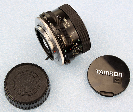 Tamron 28 mm f/ 2.5 Adaptall-2 model 02B