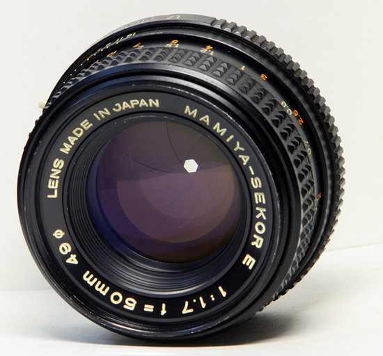 Mamiya-Sekor E 50 mm f/ 1.7