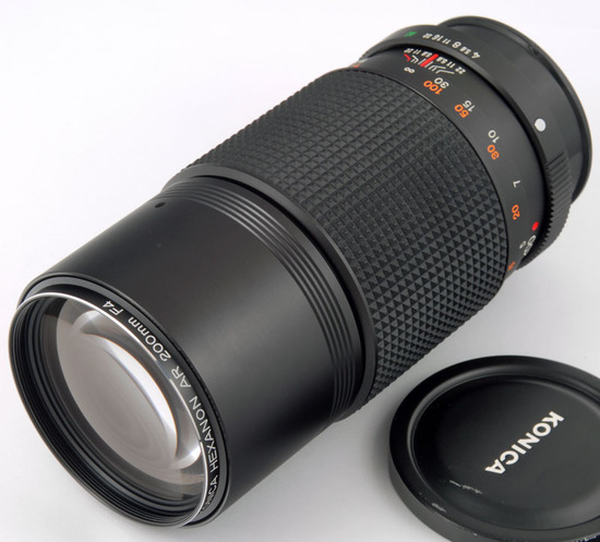 Konica Hexanon AR 200 mm f/ 4