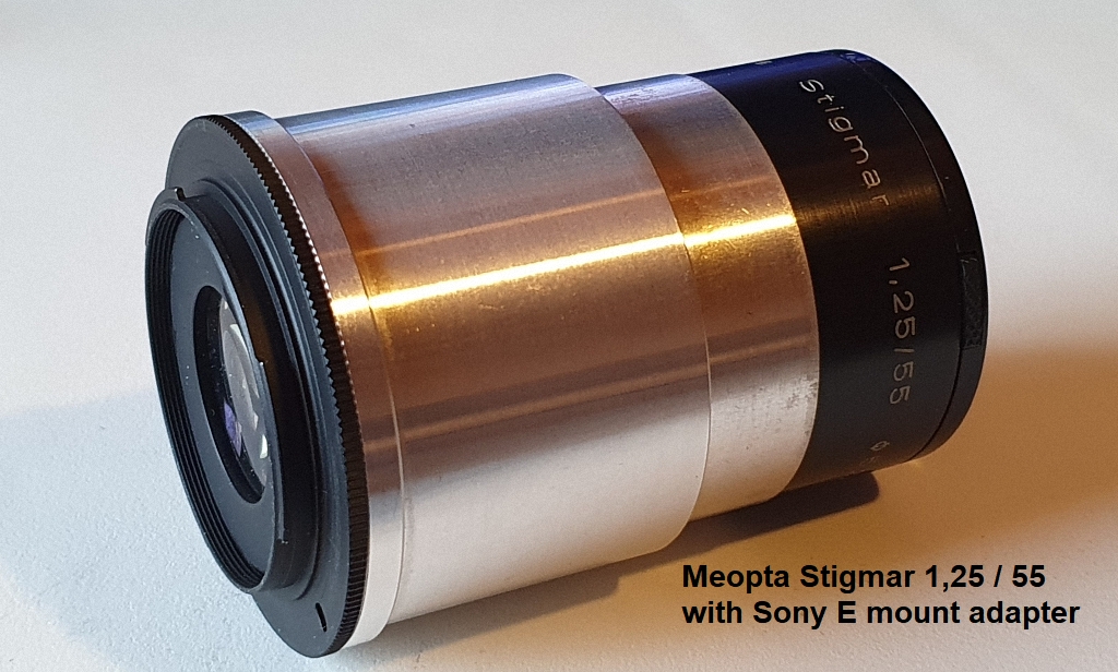 Meopta Stigmar 55 mm f/ 1.25